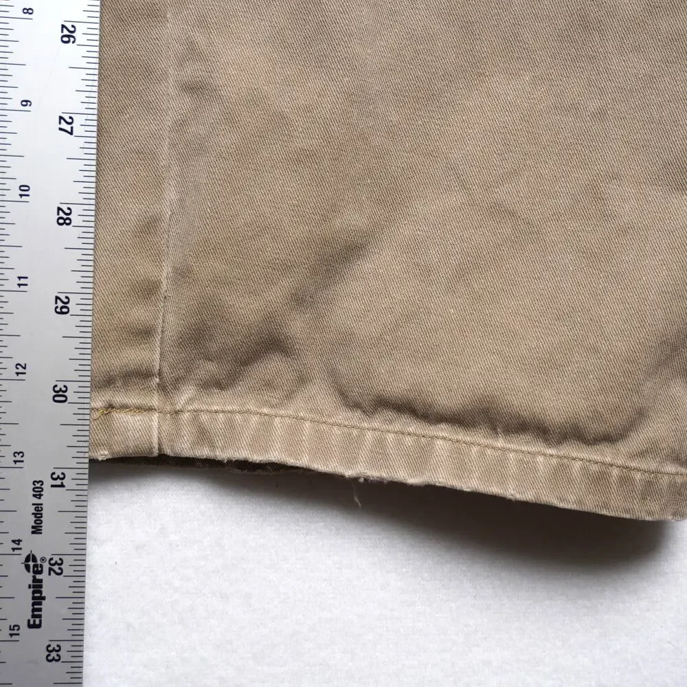 Vintage Banana Republic Khakis Flat Front Relaxed‎ Fit Tapered Size 34